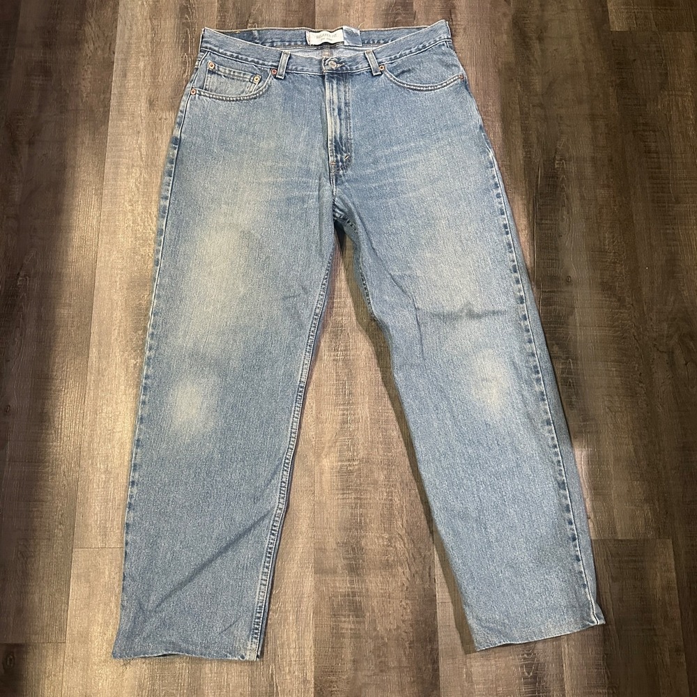 Levis 550 Jeans Men 34x29 Blue‎ Medium Wash Relaxed Fit Tapered Denim Y2K